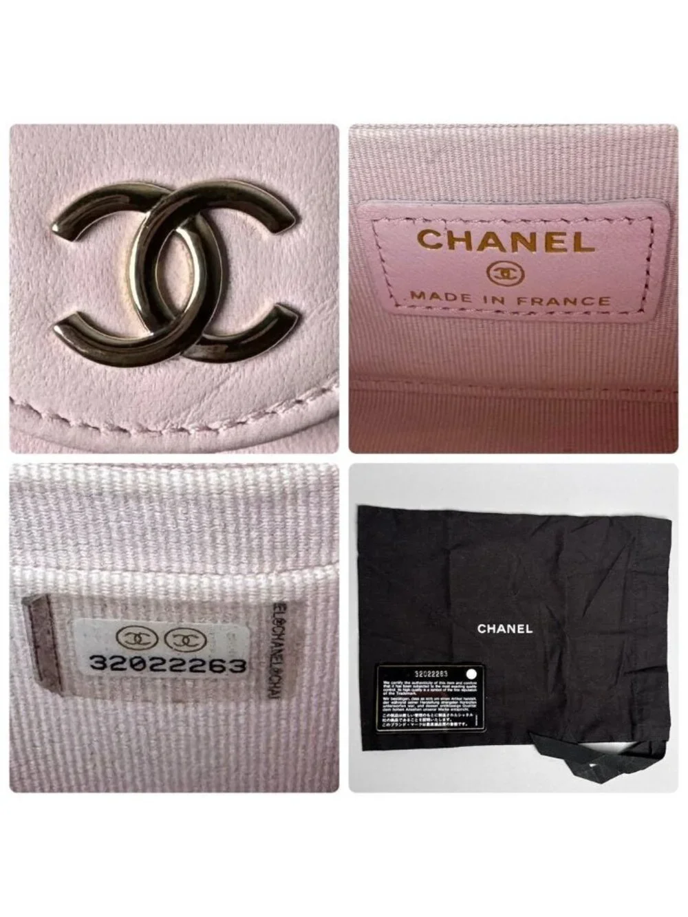 Chanel Mini Quilted Chain Shoulder Bag Pink Lambskin